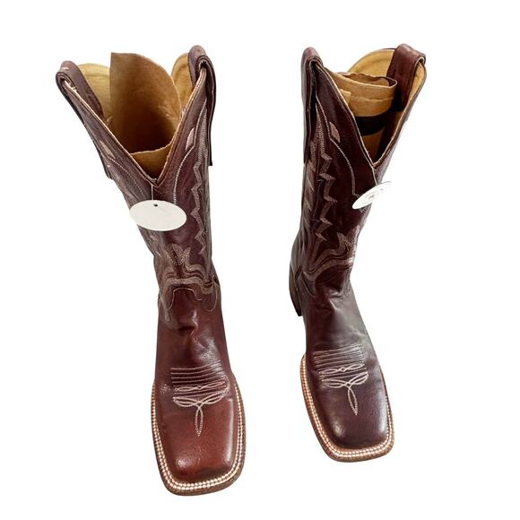 IDYLLWIND Outlaw Whiskey Leather Western Boot Broad Square Toe Women’s 9B NWT - Picture 8 of 14